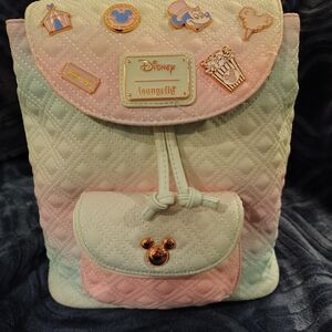 Loungefly Pastel Quilted Backpack
